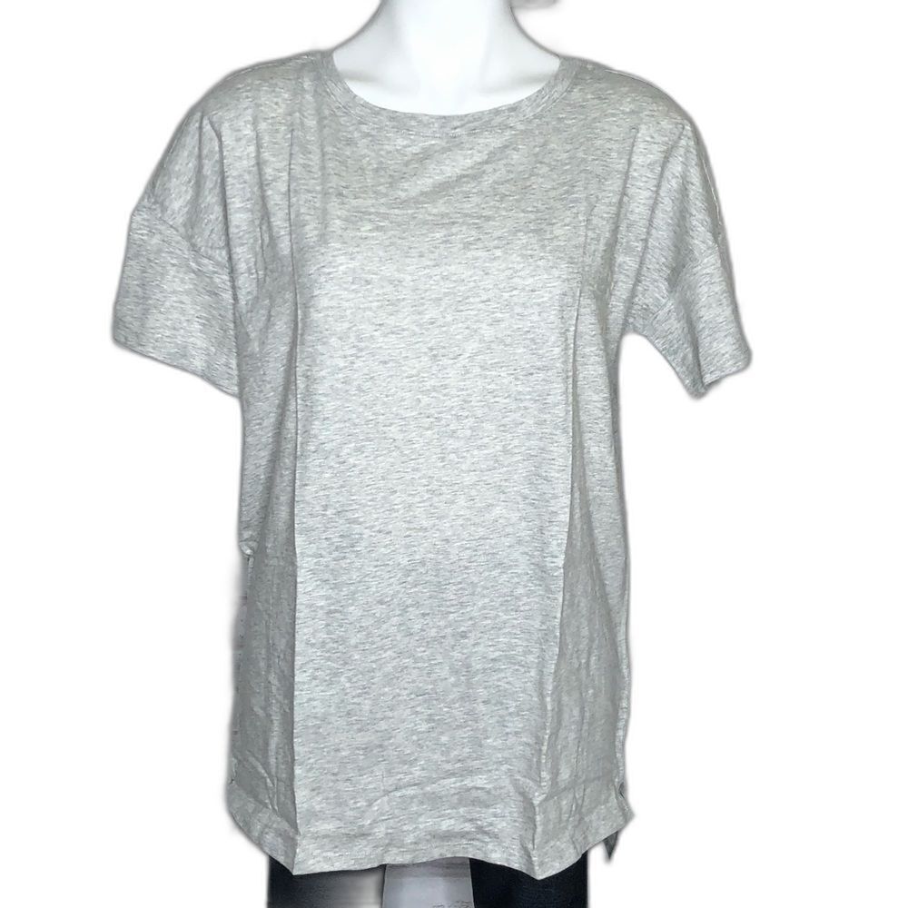 Daily Ritual cotton crew neck gray tee, NWT large